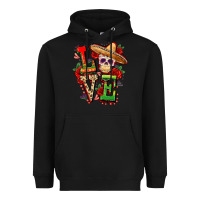 Black Cinco de mayo love Heavyweight Hoodie - FaDigitalArtStudio