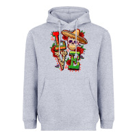 Heather Grey Cinco de mayo love Heavyweight Hoodie - FaDigitalArtStudio