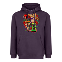 Plum Cinco de mayo love Heavyweight Hoodie - FaDigitalArtStudio