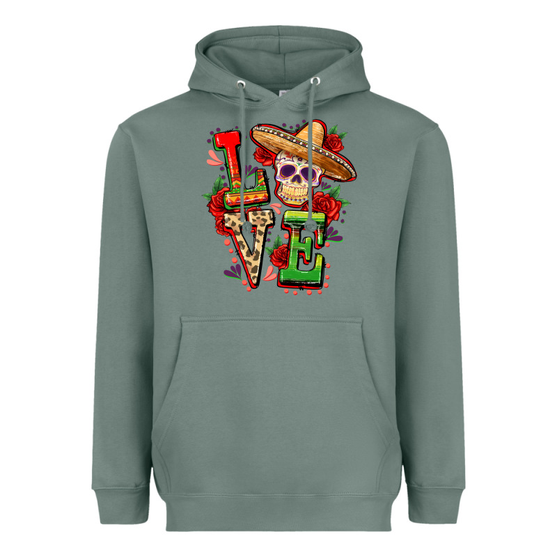 Cinco De Mayo Love Heavyweight Hoodie by FaDigitalArtStudio | Teevron
