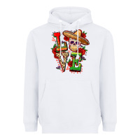 White Cinco de mayo love Heavyweight Hoodie - FaDigitalArtStudio