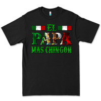 Black El Papa Mas Chingon Mexican Premium Tee - LillyAllenDesigns