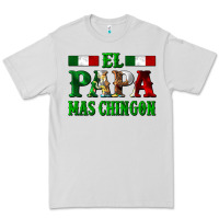 Dove Grey El Papa Mas Chingon Mexican Premium Tee - LillyAllenDesigns