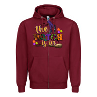 Burgundy the witch is in Zipper Hoodie - CowGirlArtShop
