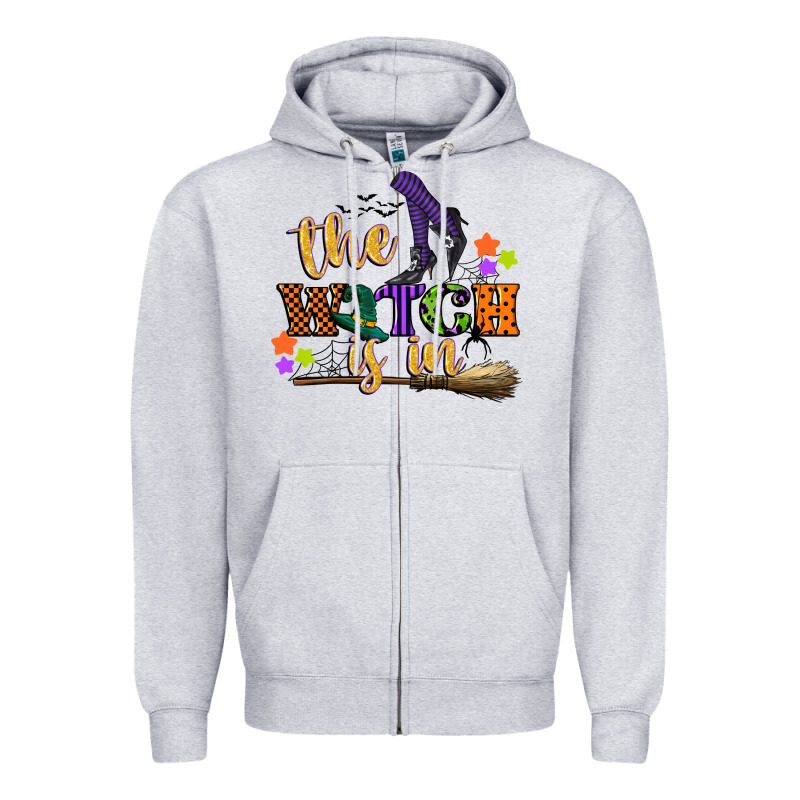 The Witch Is In Zipper Hoodie by CowGirlArtShop | Teevron