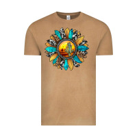 Vintage Camel sunset sunflower Vintage Tee - JahusDesignShop