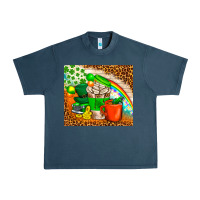 Midnight Navy Coffee Cups St Patricks Day Tumbler Urban Heavy Tee - BundleAndBundleShop