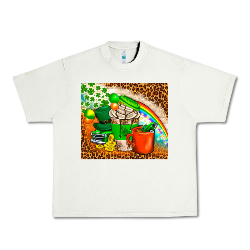 Coffee Cups St Patricks Day Tumbler Urban Heavy Tee by BundleAndBundleShop | Teevron