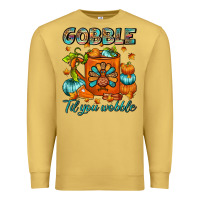 Antique Gold Gobble Til You Wobble Coffee Mug Premium Sweatshirt - FaDigitalArtStudio