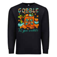 Black Gobble Til You Wobble Coffee Mug Premium Sweatshirt - FaDigitalArtStudio