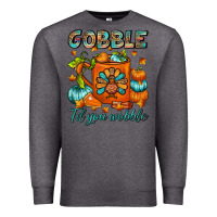 Charcoal Heather Gobble Til You Wobble Coffee Mug Premium Sweatshirt - FaDigitalArtStudio