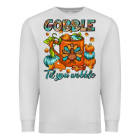 Dove Grey Gobble Til You Wobble Coffee Mug Premium Sweatshirt - FaDigitalArtStudio