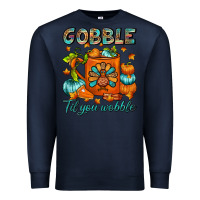 Navy Gobble Til You Wobble Coffee Mug Premium Sweatshirt - FaDigitalArtStudio