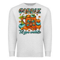 Oatmeal Heather Gobble Til You Wobble Coffee Mug Premium Sweatshirt - FaDigitalArtStudio
