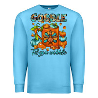 Ocean Blue Gobble Til You Wobble Coffee Mug Premium Sweatshirt - FaDigitalArtStudio