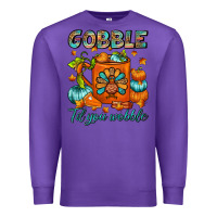 Purple Gobble Til You Wobble Coffee Mug Premium Sweatshirt - FaDigitalArtStudio
