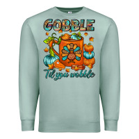 Seafoam Gobble Til You Wobble Coffee Mug Premium Sweatshirt - FaDigitalArtStudio