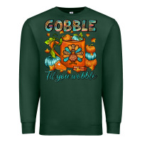Sports Green Gobble Til You Wobble Coffee Mug Premium Sweatshirt - FaDigitalArtStudio