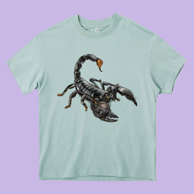Scorpion Heavy Core Tee Designed By Lillyallendesigns