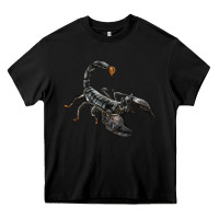 Black scorpion Heavy Core Tee - LillyAllenDesigns