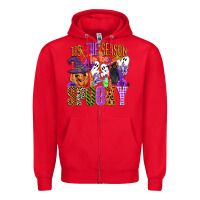 Red tis the season to be spooky Zipper Hoodie - CowGirlArtShop
