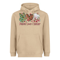 Mushroom Easter Day Peace love Easter Heavyweight Hoodie - OliviaCreatesArt