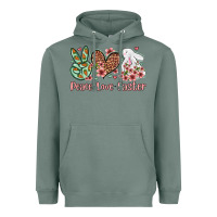 Sage Easter Day Peace love Easter Heavyweight Hoodie - OliviaCreatesArt