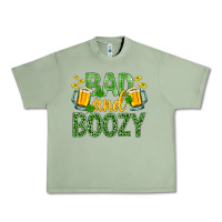 Oil Green Bad And Boozy St. Patricks Urban Heavy Tee - BundleAndBundleShop