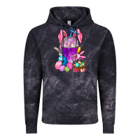 Cloud Black Happy Easter coffee cup Vintage Hoodie - NancyCooperArtShop