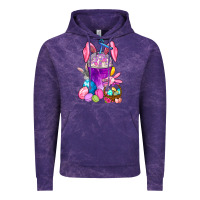 Cloud Purple Happy Easter coffee cup Vintage Hoodie - NancyCooperArtShop