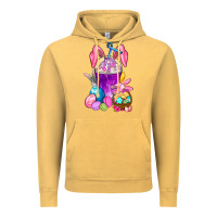 Vintage Mustard Happy Easter coffee cup Vintage Hoodie - NancyCooperArtShop