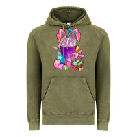 Vintage Olive Happy Easter coffee cup Vintage Hoodie - NancyCooperArtShop