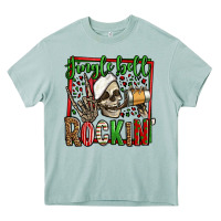 Arona jingle bell rockin skeleton christmas Heavy Core Tee - Jasminsmagicworld