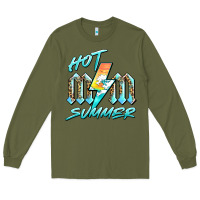 Army Green hot mom summer Long Sleeve Tee - BarkalooDesign