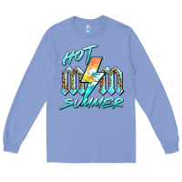 Colony Blue hot mom summer Long Sleeve Tee - BarkalooDesign