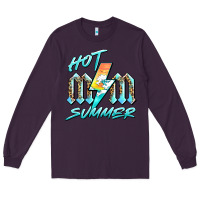 Plum hot mom summer Long Sleeve Tee - BarkalooDesign