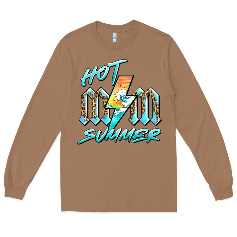 Hot Mom Summer Long Sleeve Tee by BarkalooDesign | Teevron