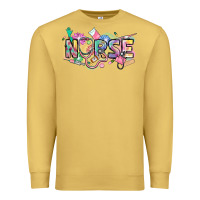 Antique Gold Nurse Premium Sweatshirt - FaDigitalArtStudio