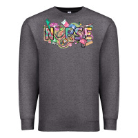 Charcoal Heather Nurse Premium Sweatshirt - FaDigitalArtStudio