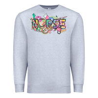 Heather Grey Nurse Premium Sweatshirt - FaDigitalArtStudio