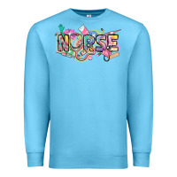 Ocean Blue Nurse Premium Sweatshirt - FaDigitalArtStudio