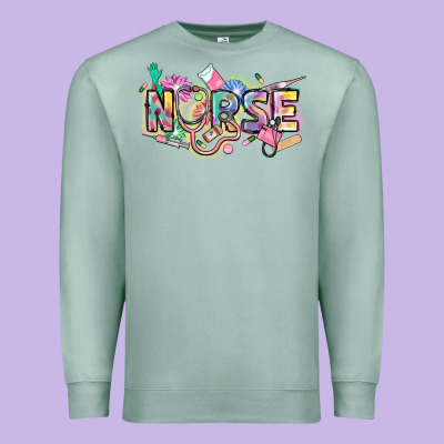 Nurse Premium Sweatshirt Designed By Fadigitalartstudio