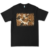 Black distressed leopard cowhide background Premium Tee - Jasminsmagicworld