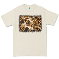 Bone distressed leopard cowhide background Premium Tee - Jasminsmagicworld