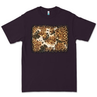 Plum distressed leopard cowhide background Premium Tee - Jasminsmagicworld