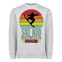 Heather Grey ski kid like a regular kid but coolers Heavyweight Sweatshirt - Bettercallsaul
