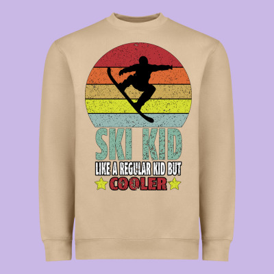 Ski Kid Like A Regular Kid But Coolers Heavyweight Sweatshirt Designed By Bettercallsaul