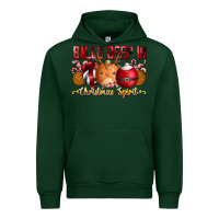 Forest Green balls deep in christmas spirit Urban Hoodie - CowhideDigitalArt