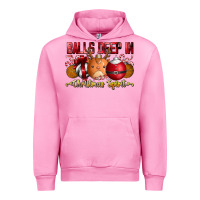 Fuchsia Pink balls deep in christmas spirit Urban Hoodie - CowhideDigitalArt