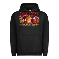 Pigment Black balls deep in christmas spirit Urban Hoodie - CowhideDigitalArt